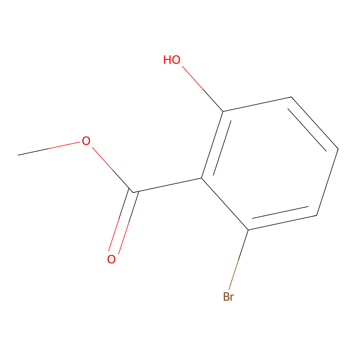 Methyl 2-bromo-6-hydroxybenzoate molecular structure, CAS 113763-37-4