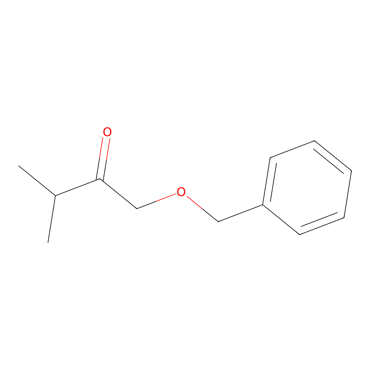 1-(Benzyloxy)-3-methylbutan-2-one molecular structure, CAS 113778-75-9