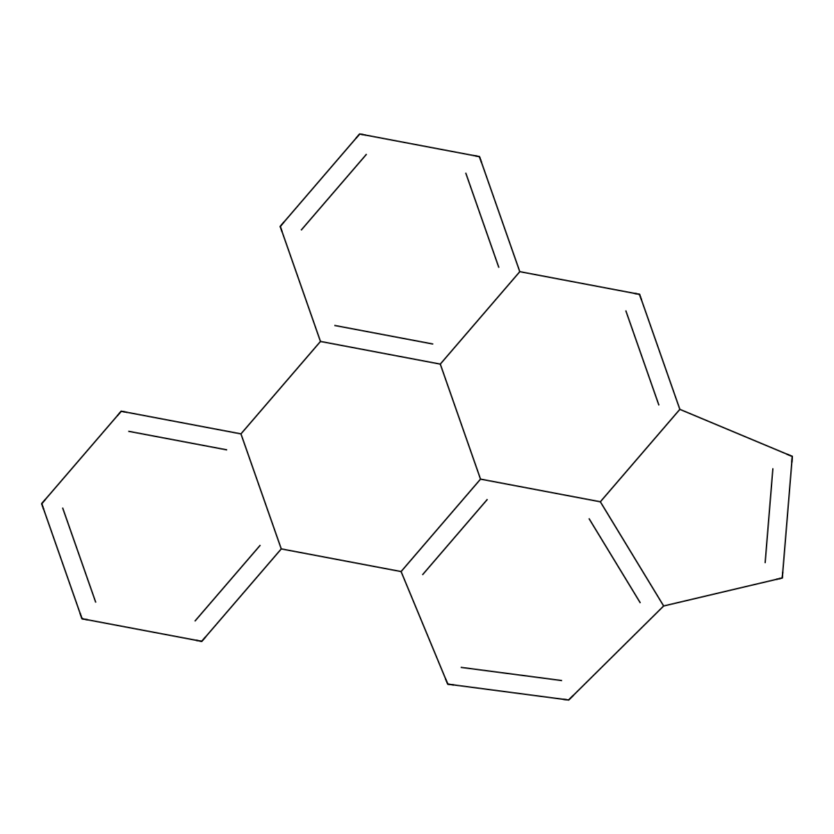 Benzo(l)cyclopenta(cd)pyrene molecular structure, CAS 113779-16-1