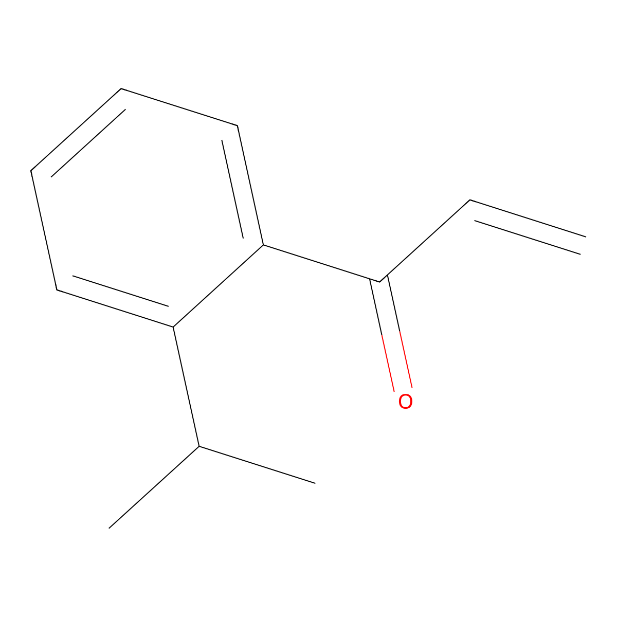 1-[2-(Propan-2-yl)phenyl]prop-2-en-1-one molecular structure, CAS 1137861-60-9