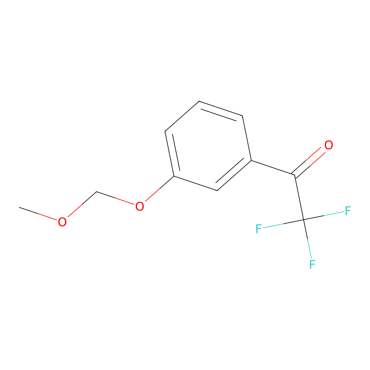 2,2,2-Trifluoro-1-(3-(methoxymethoxy)phenyl)ethanone molecular structure, CAS 113787-80-7