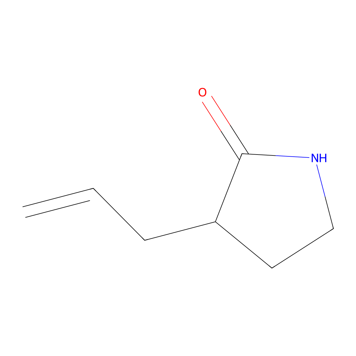3-Allylpyrrolidin-2-one molecular structure, CAS 113789-91-6