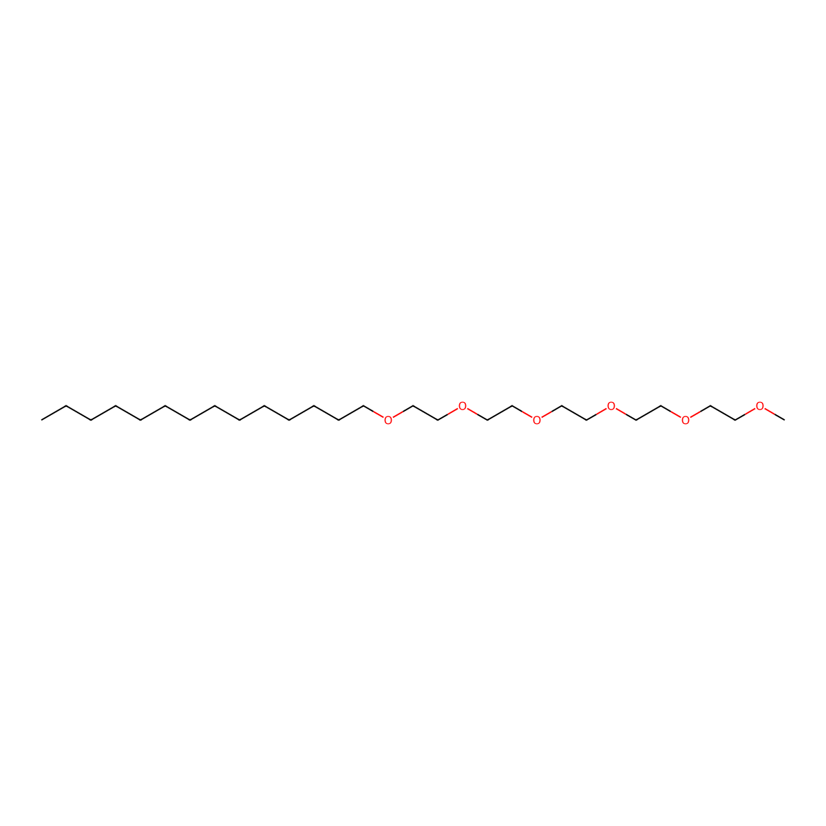 2,5,8,11,14,17-Hexaoxahentriacontane molecular structure, CAS 113790-80-0