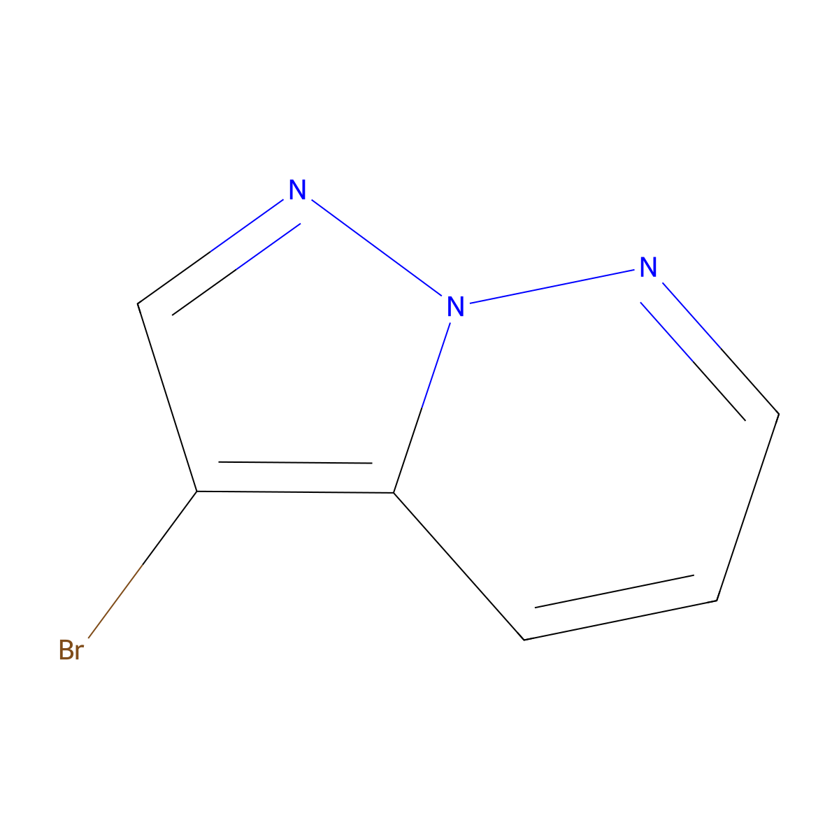 3-Bromopyrazolo(1,5-b)pyridazine molecular structure, CAS 1137949-68-8