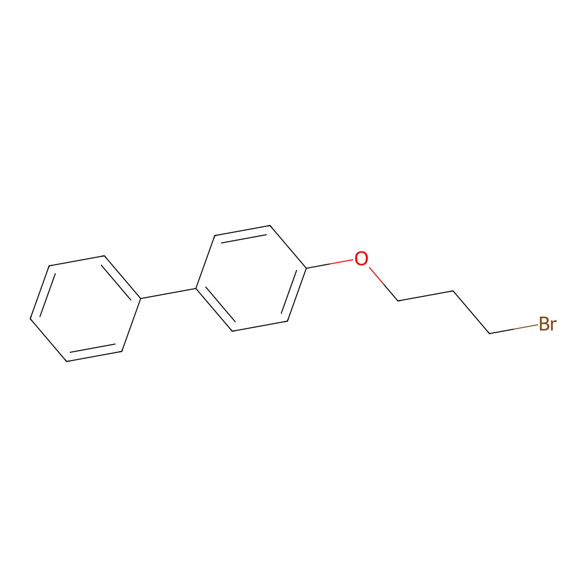 1,1'-Biphenyl, 4-(3-bromopropoxy)- molecular structure, CAS 113795-28-1