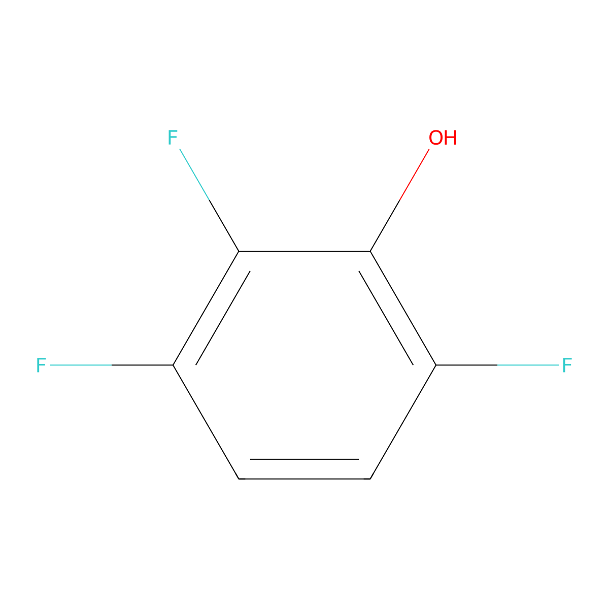 2,3,6-Trifluorophenol molecular structure, CAS 113798-74-6