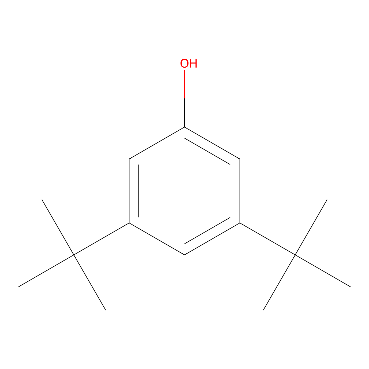 3,5-Di-tert-butylphenol molecular structure, CAS 1138-52-9