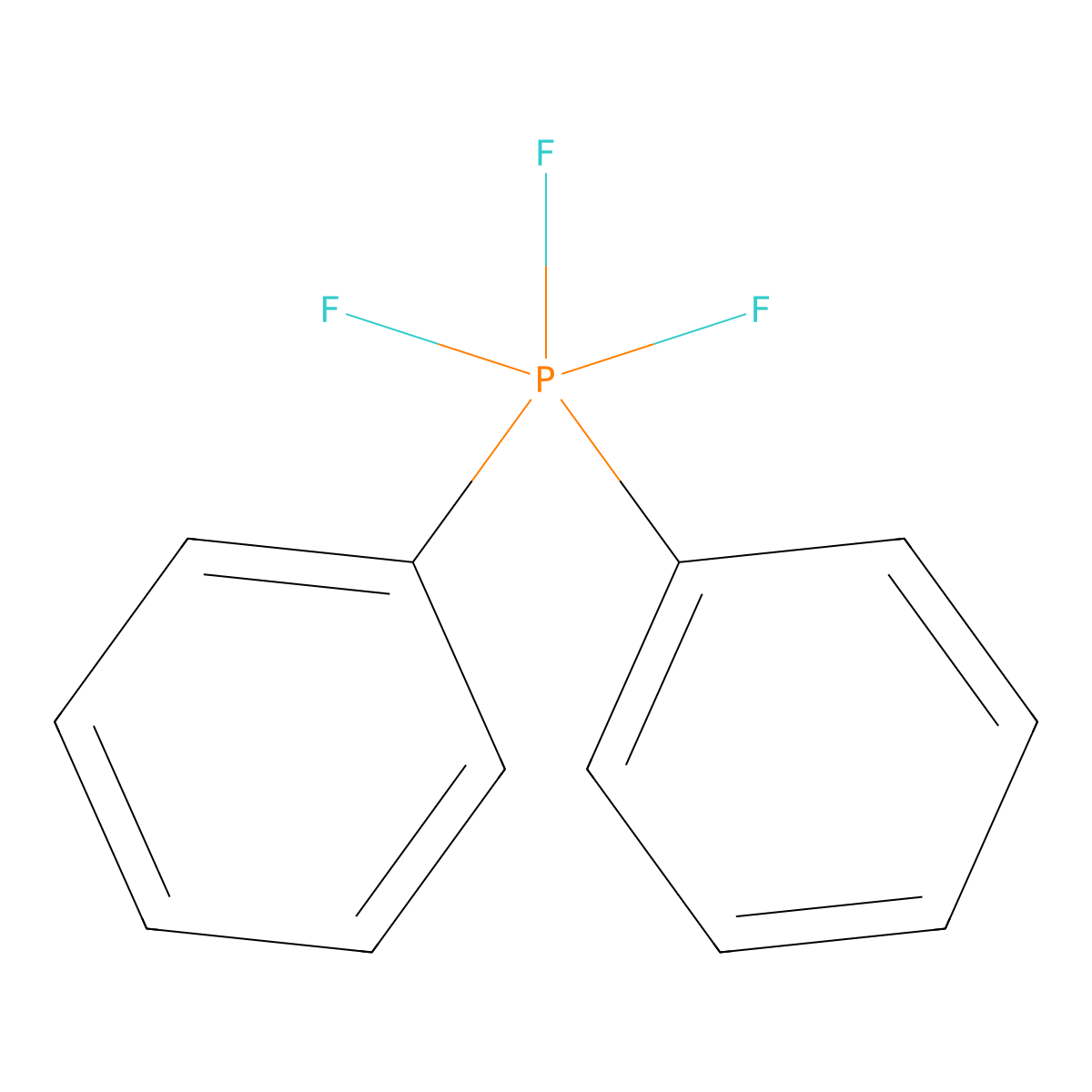 Trifluorodiphenylphosphorane molecular structure, CAS 1138-99-4