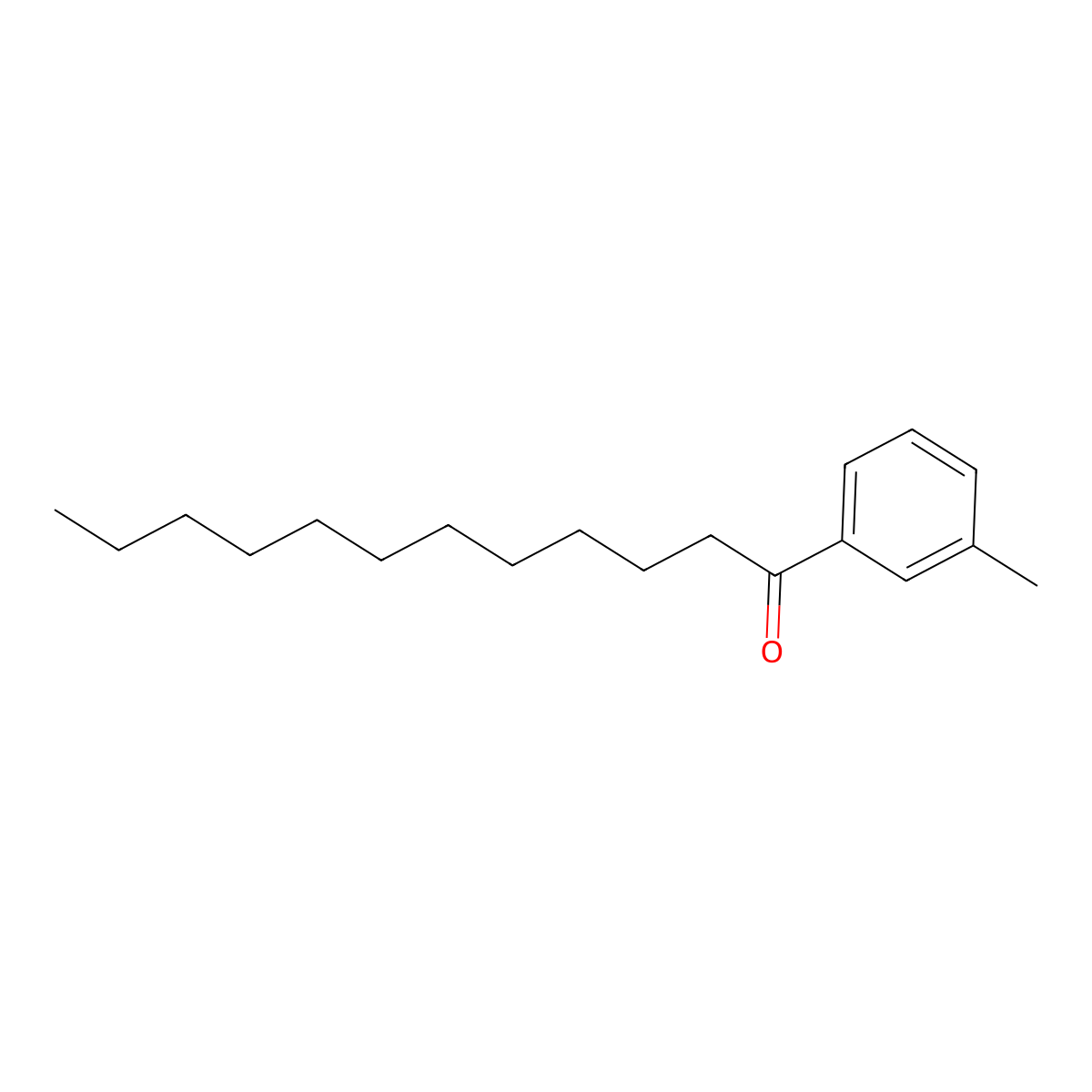 1-Dodecanone, 1-(3-methylphenyl)- molecular structure, CAS 113809-03-3