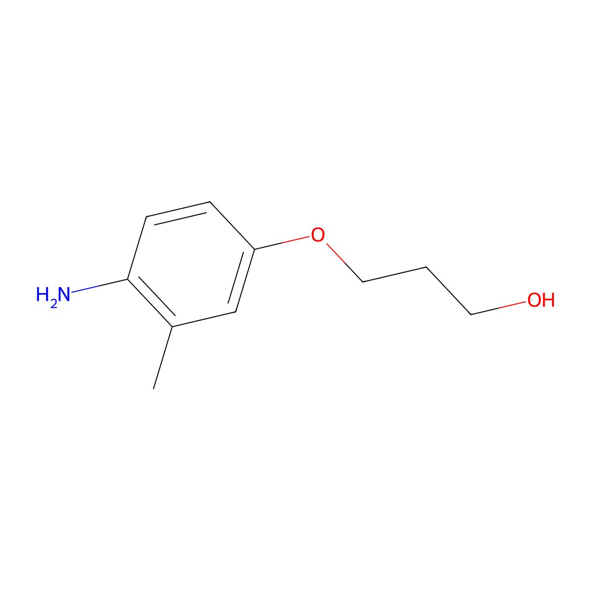 3-(4-Amino-3-methylphenoxy)propan-1-ol molecular structure, CAS 1138140-74-5