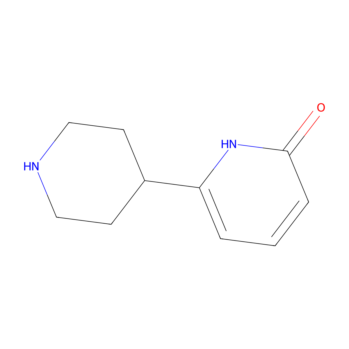 6-(Piperidin-4-YL)pyridin-2(1H)-one molecular structure, CAS 1138218-09-3