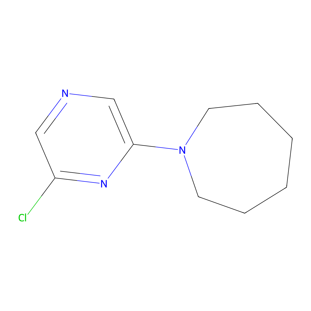 1-(6-Chloropyrazin-2-yl)azepane molecular structure, CAS 1138220-46-8