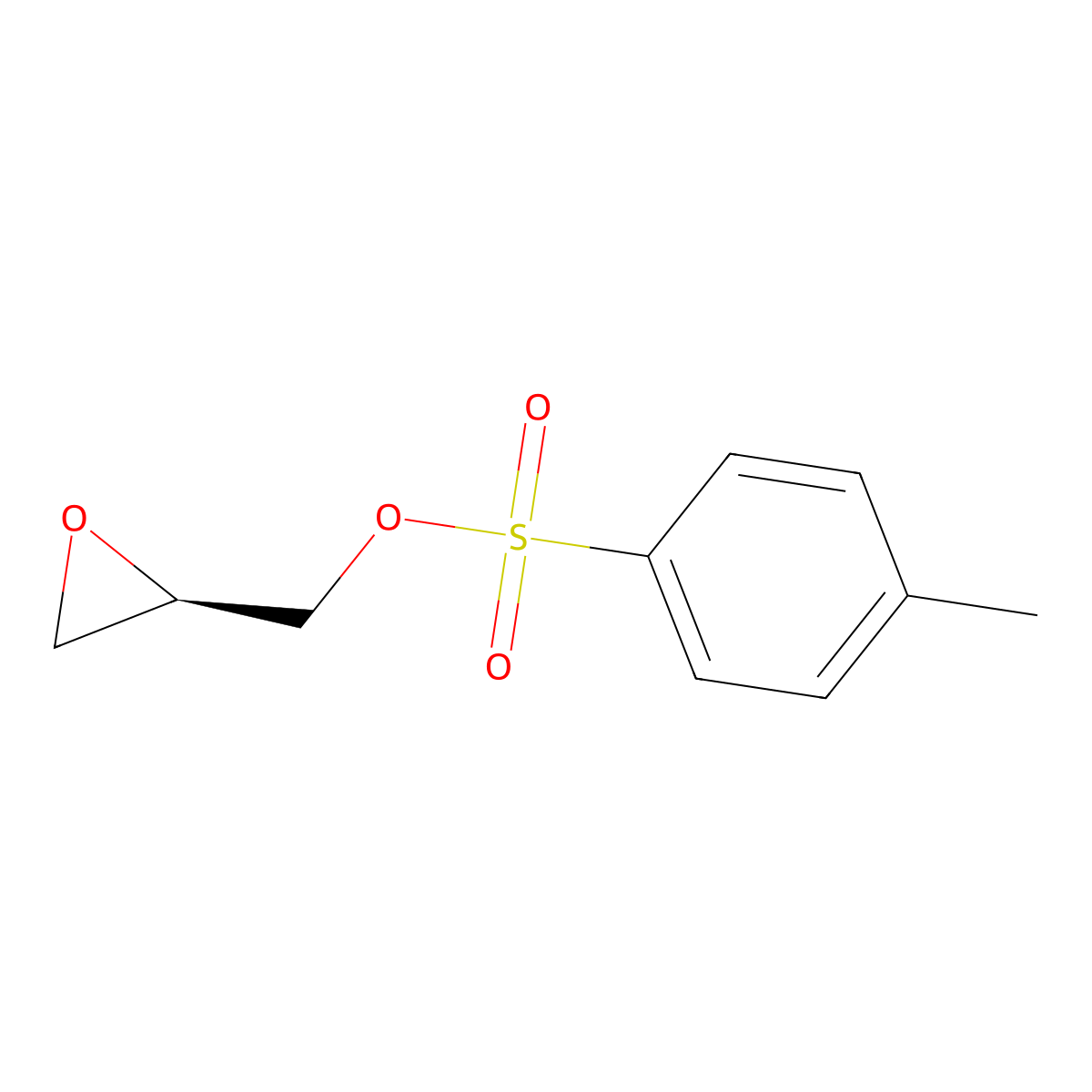 Glycidyl tosylate, (R)- molecular structure, CAS 113826-06-5