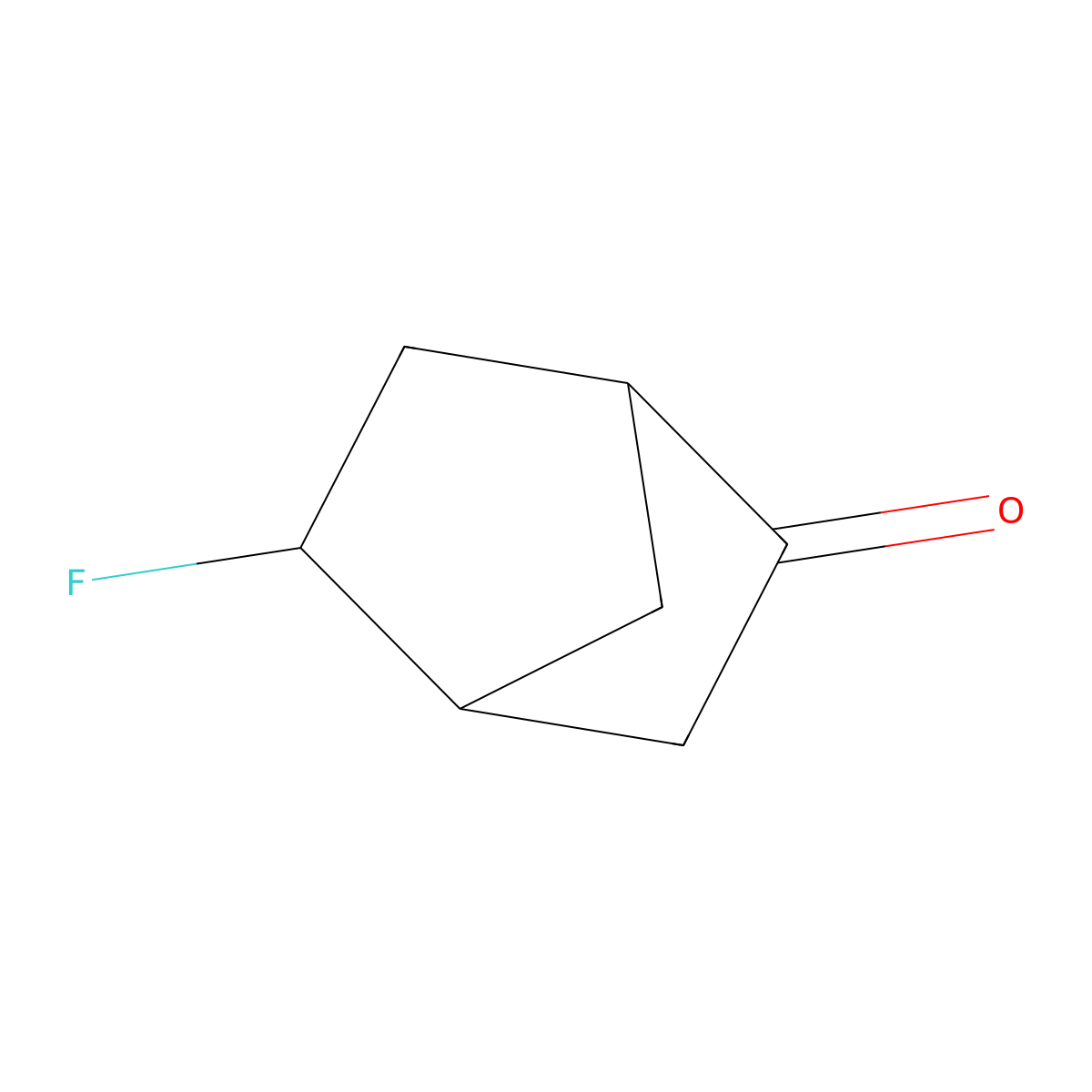 (1S,4S,5R)-5-Fluorobicyclo[2.2.1]heptan-2-one molecular structure, CAS 1138336-42-1