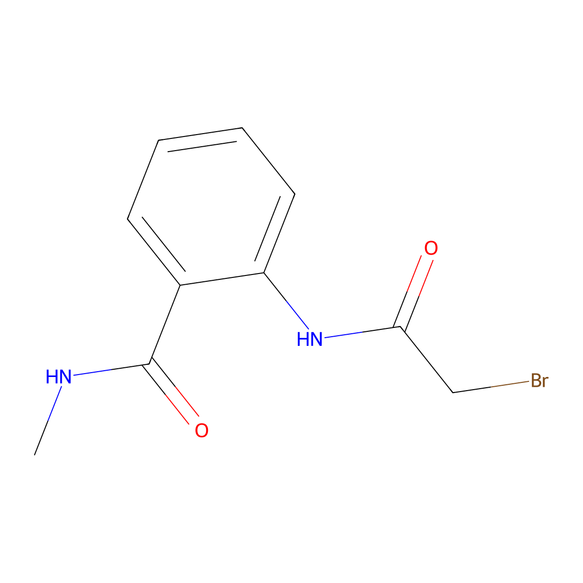 2-[(2-Bromoacetyl)amino]-N-methylbenzamide molecular structure, CAS 1138442-44-0