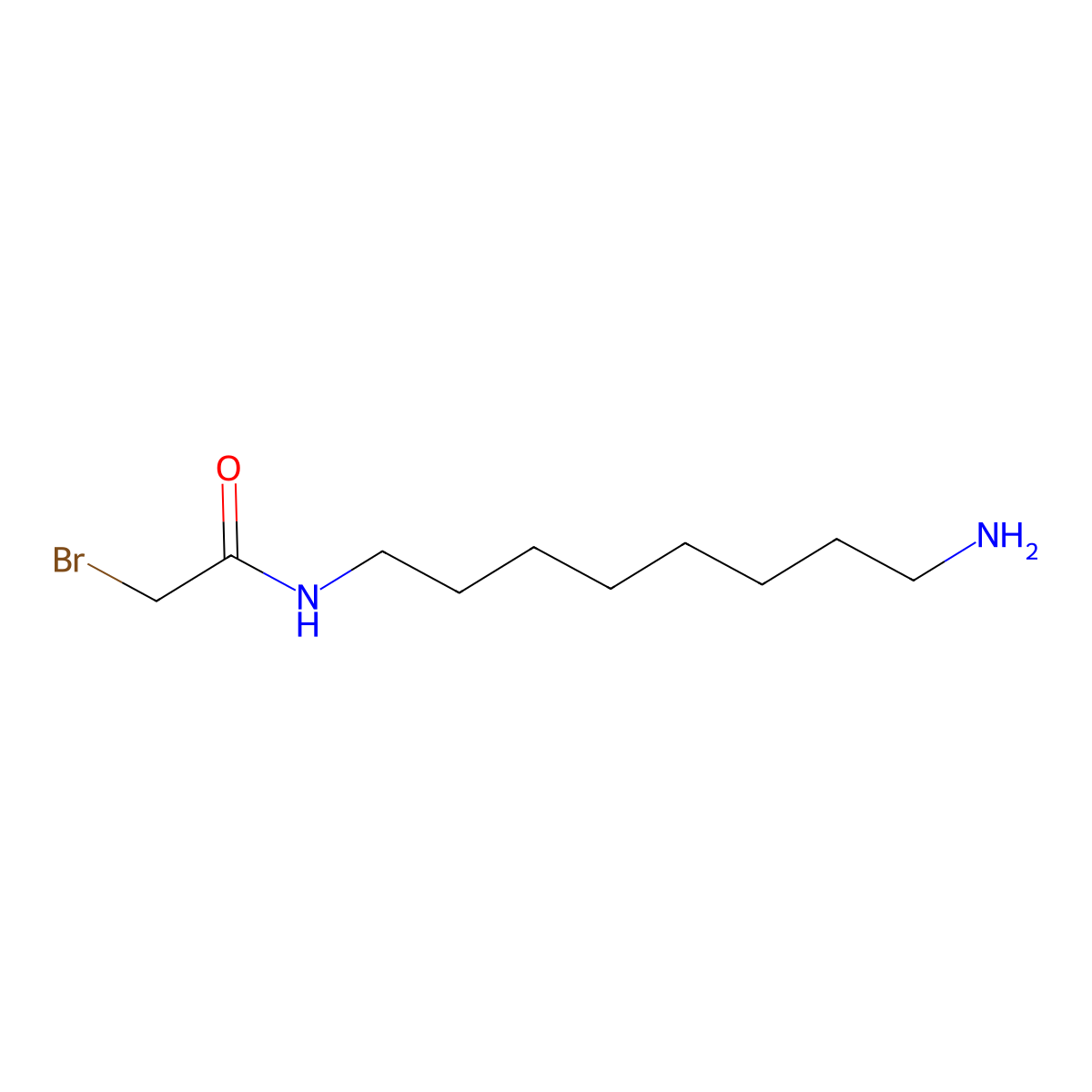 N-(8-Aminooctyl)-2-bromoacetamide molecular structure, CAS 1138443-13-6