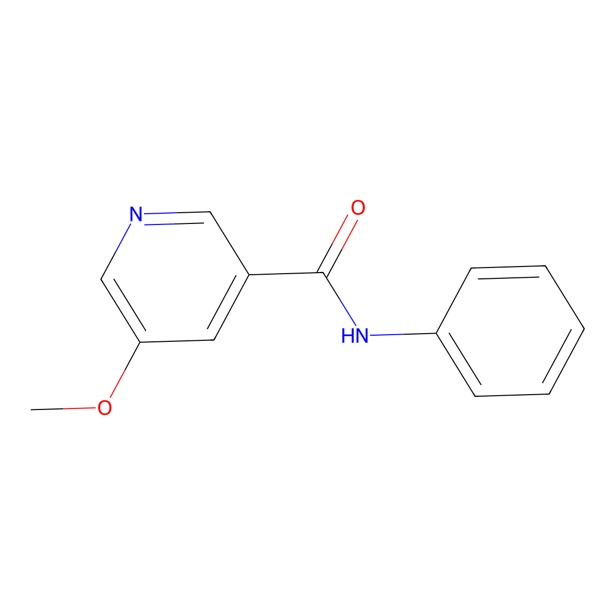 5-Methoxy-N-phenylnicotinamide molecular structure, CAS 1138443-84-1