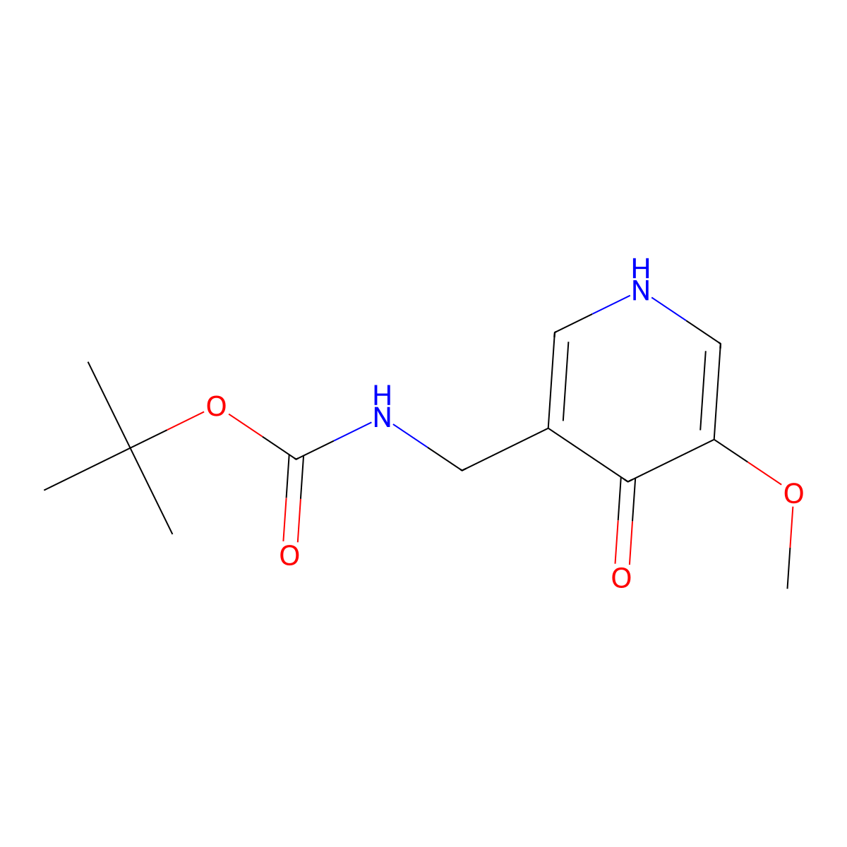 Tert-butyl (4-hydroxy-5-methoxypyridin-3-YL)-methylcarbamate molecular structure, CAS 1138444-22-0