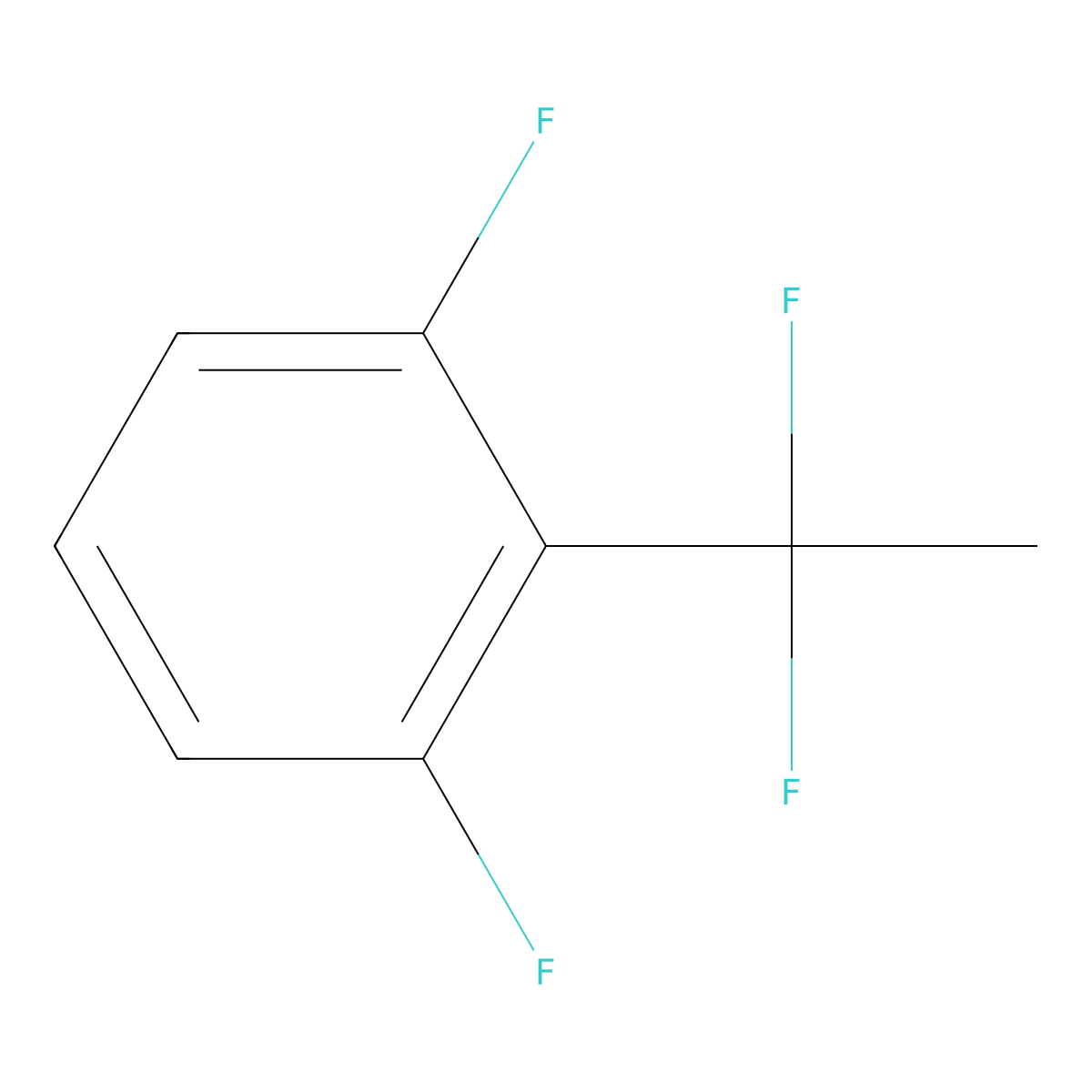 2-(1,1-Difluoroethyl)-1,3-difluorobenzene molecular structure, CAS 1138445-06-3
