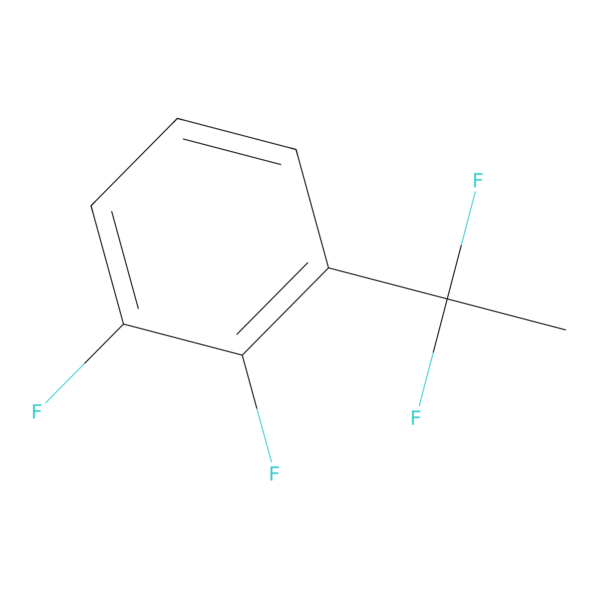 1-(1,1-Difluoroethyl)-2,3-difluorobenzene molecular structure, CAS 1138445-08-5