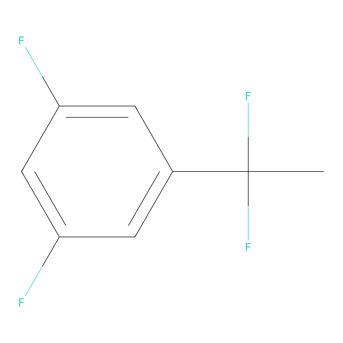 1-(1,1-Difluoroethyl)-3,5-difluorobenzene molecular structure, CAS 1138445-10-9