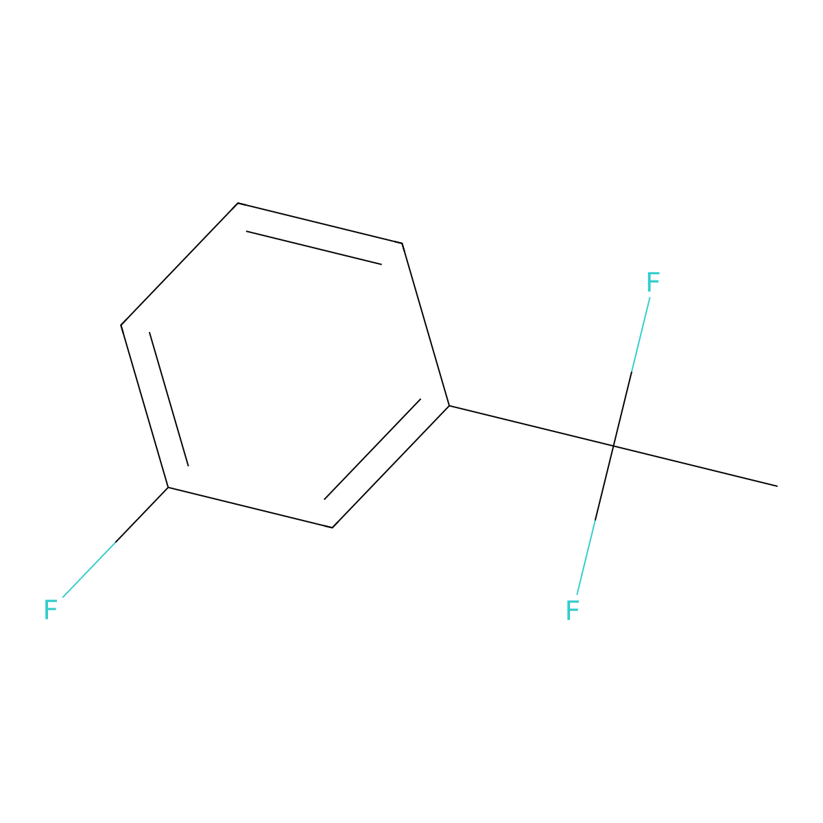 1-(1,1-Difluoroethyl)-3-fluorobenzene molecular structure, CAS 1138445-15-4