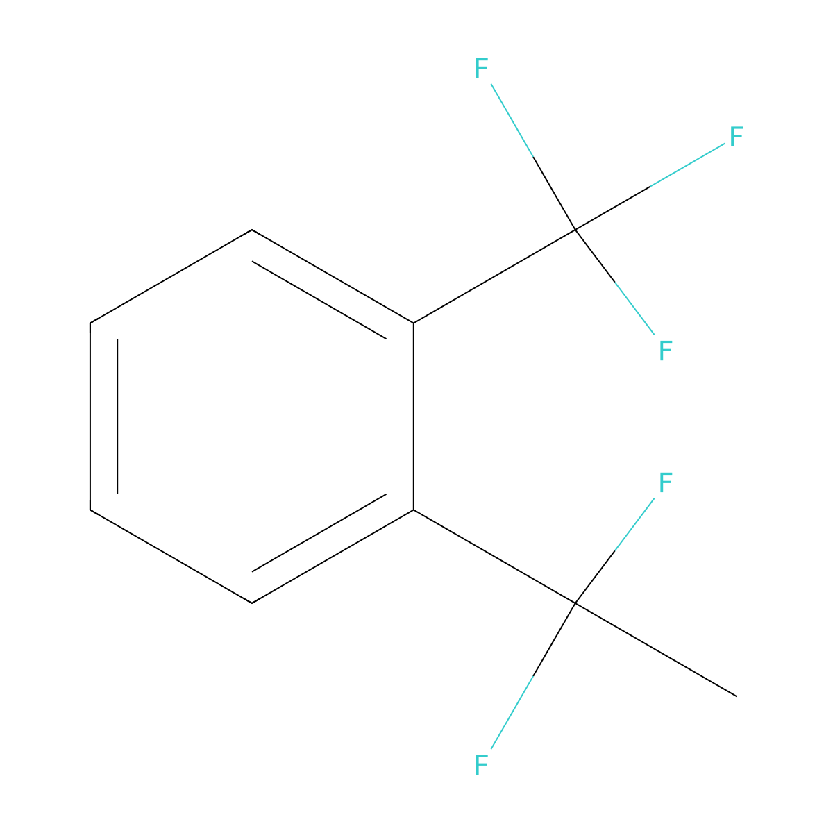 1-(1,1-Difluoroethyl)-2-(trifluoromethyl)benzene molecular structure, CAS 1138445-29-0