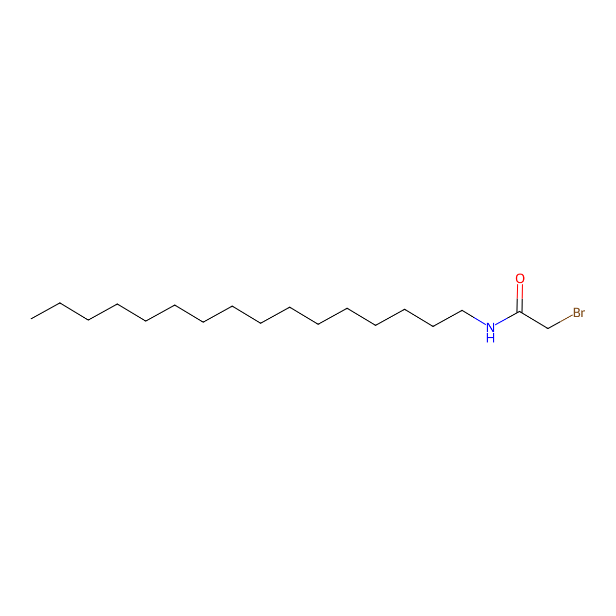 2-Bromo-N-hexadecylacetamide molecular structure, CAS 1138445-61-0