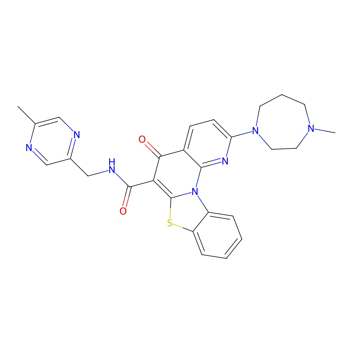 Cx-5461 molecular structure, CAS 1138549-36-6