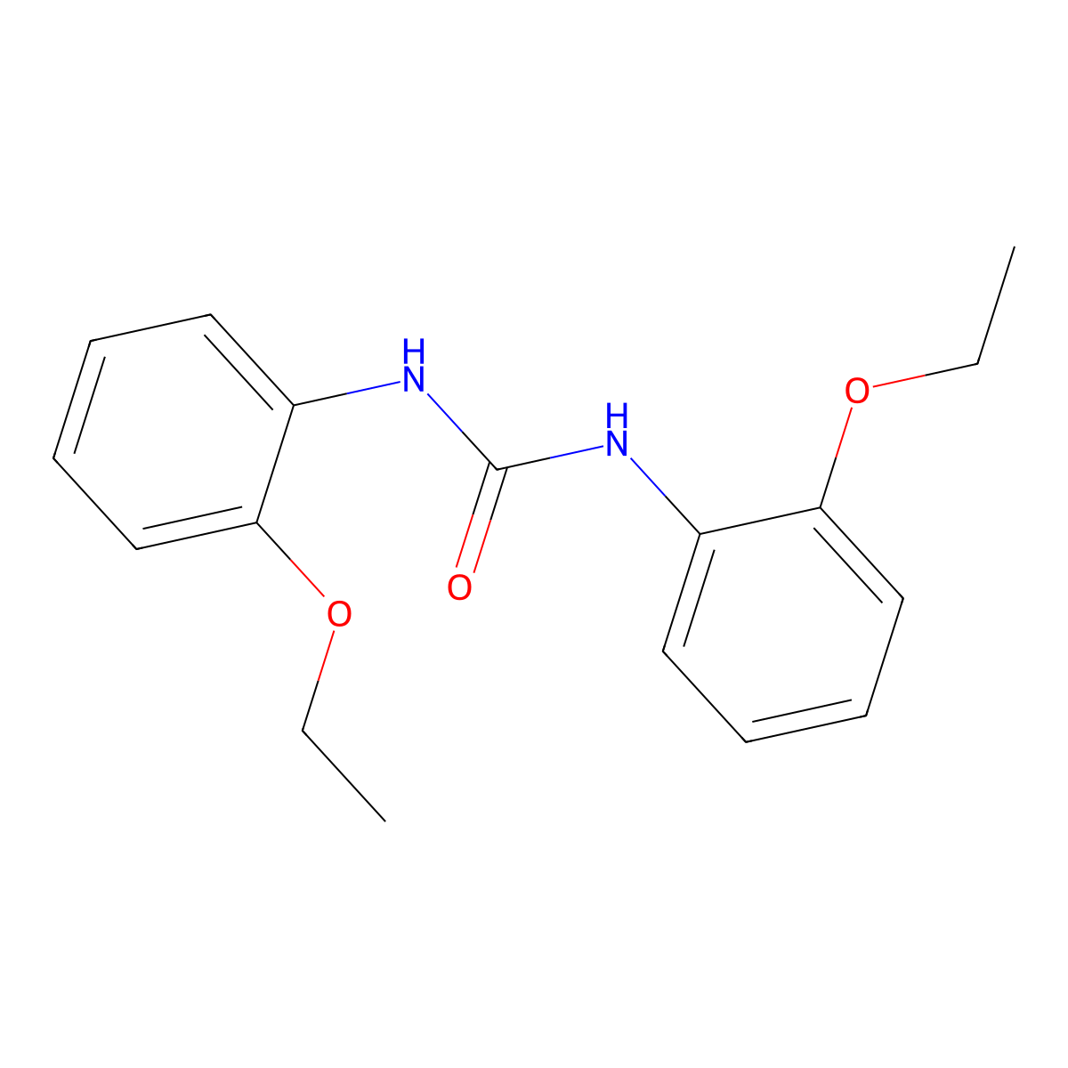 1,3-Bis(2-ethoxyphenyl)urea molecular structure, CAS 113873-76-0