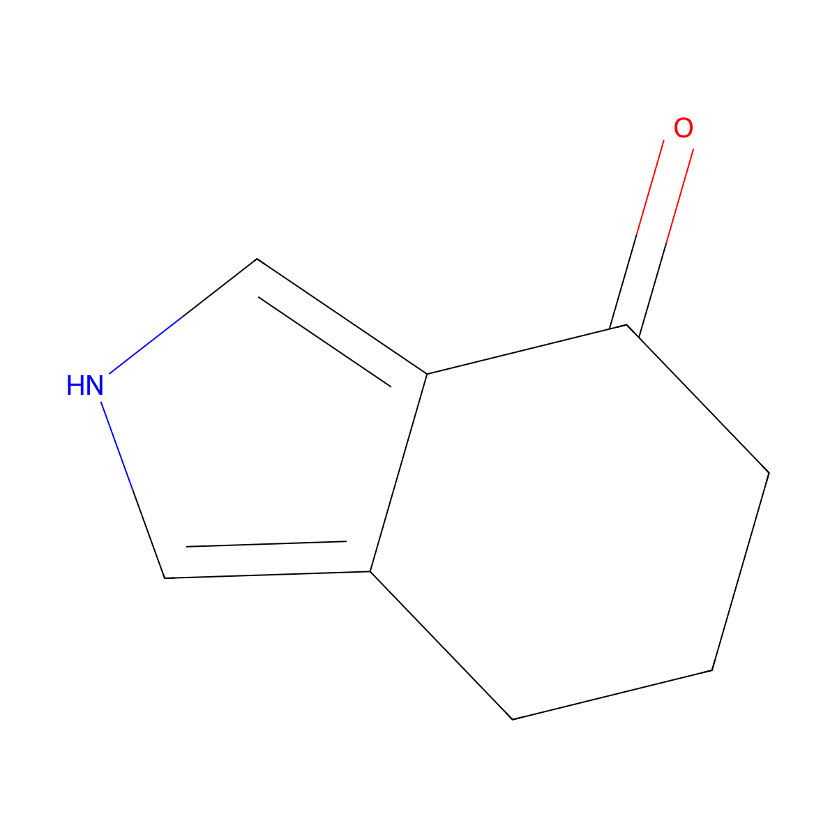 4,5,6,7-tetrahydro-2H-isoindol-4-one molecular structure, CAS 113880-79-8