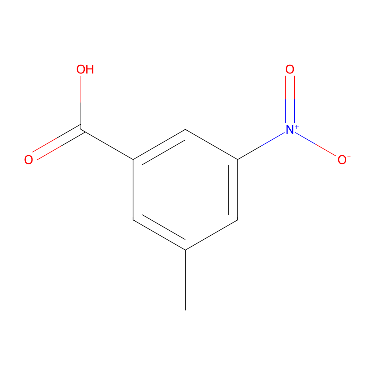 3-Methyl-5-nitrobenzoic acid molecular structure, CAS 113882-33-0
