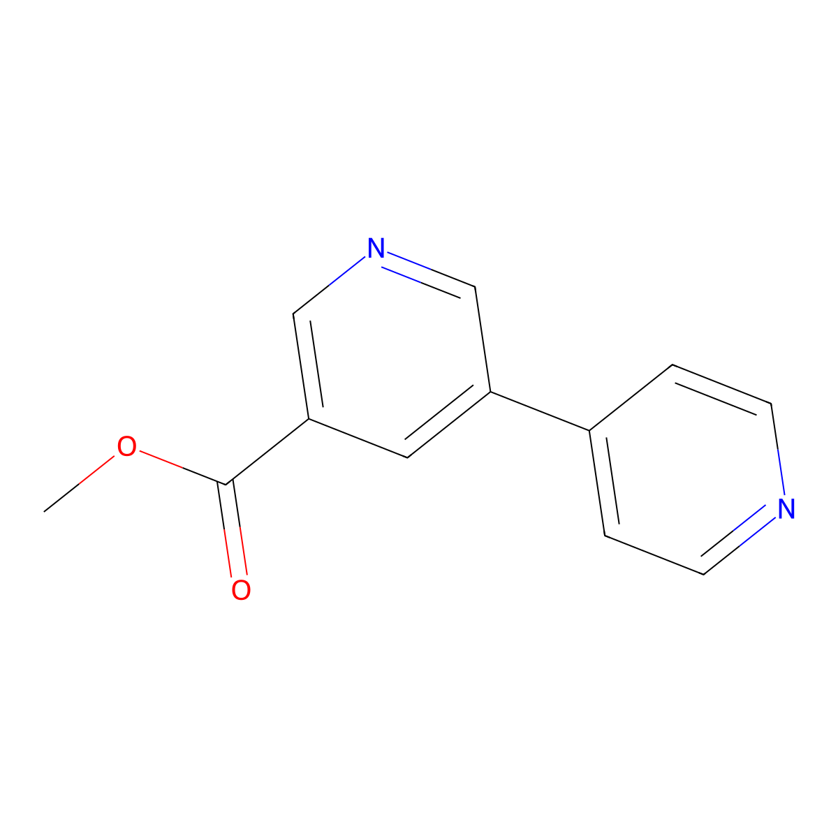 Methyl [3,4'-bipyridine]-5-carboxylate molecular structure, CAS 113893-01-9