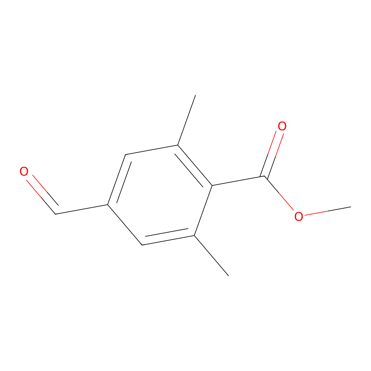Methyl 4-formyl-2,6-dimethylbenzoate molecular structure, CAS 113899-82-4