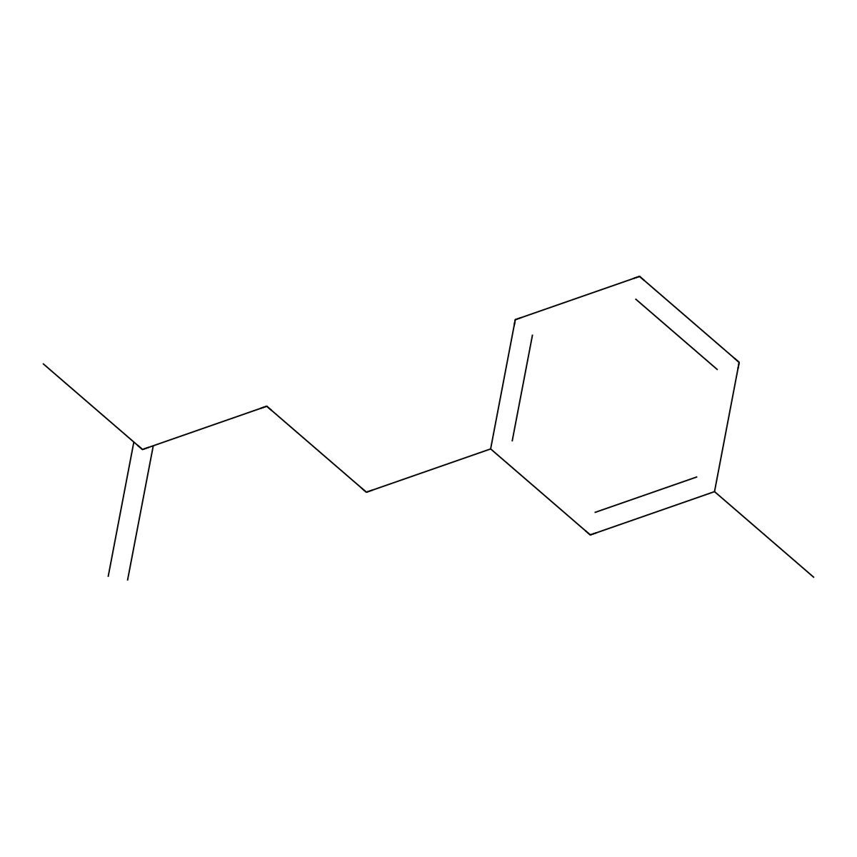 2-Methyl-4-(3-methylphenyl)-1-butene molecular structure, CAS 113947-88-9