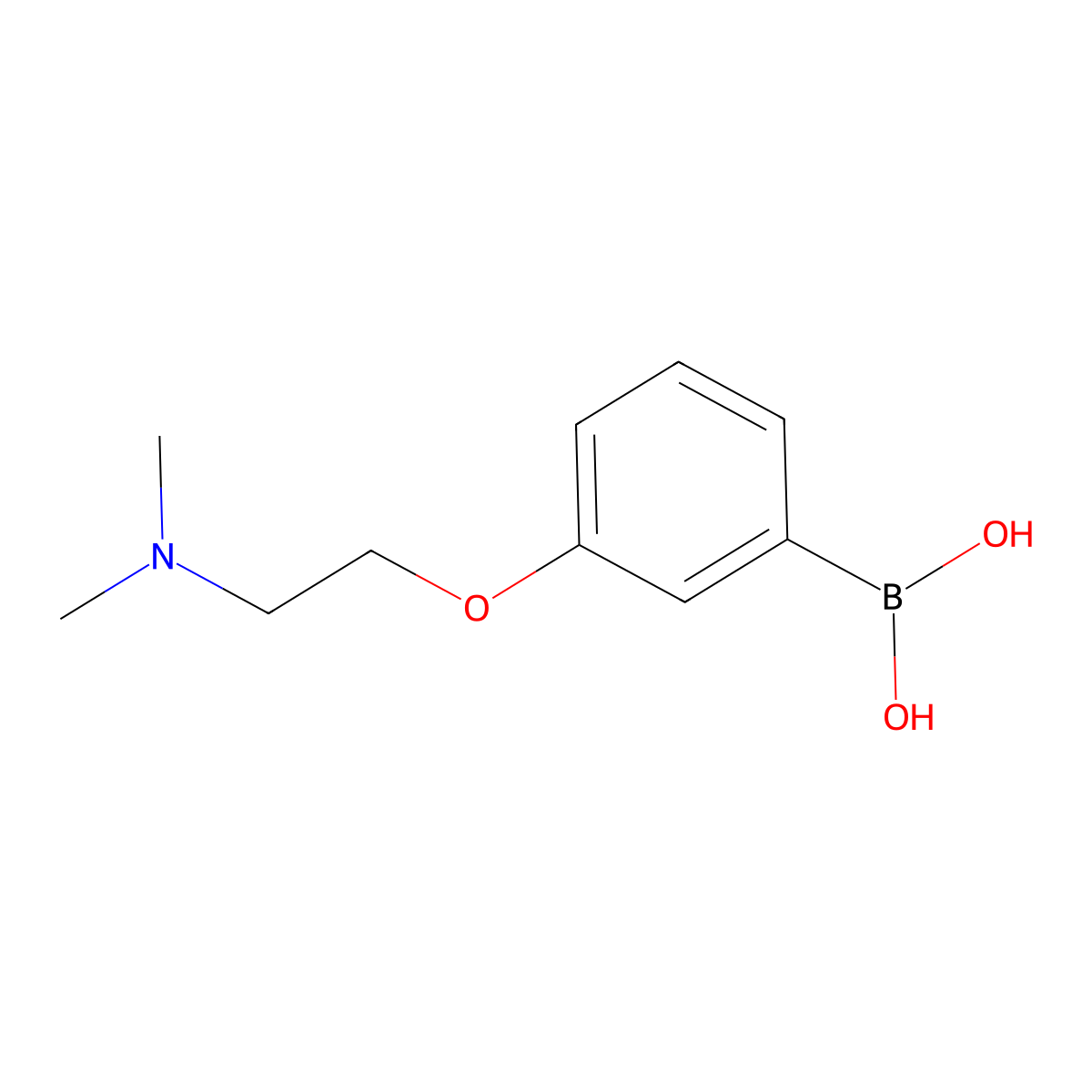 (3-(2-(Dimethylamino)ethoxy)phenyl)boronic acid molecular structure, CAS 1139717-84-2