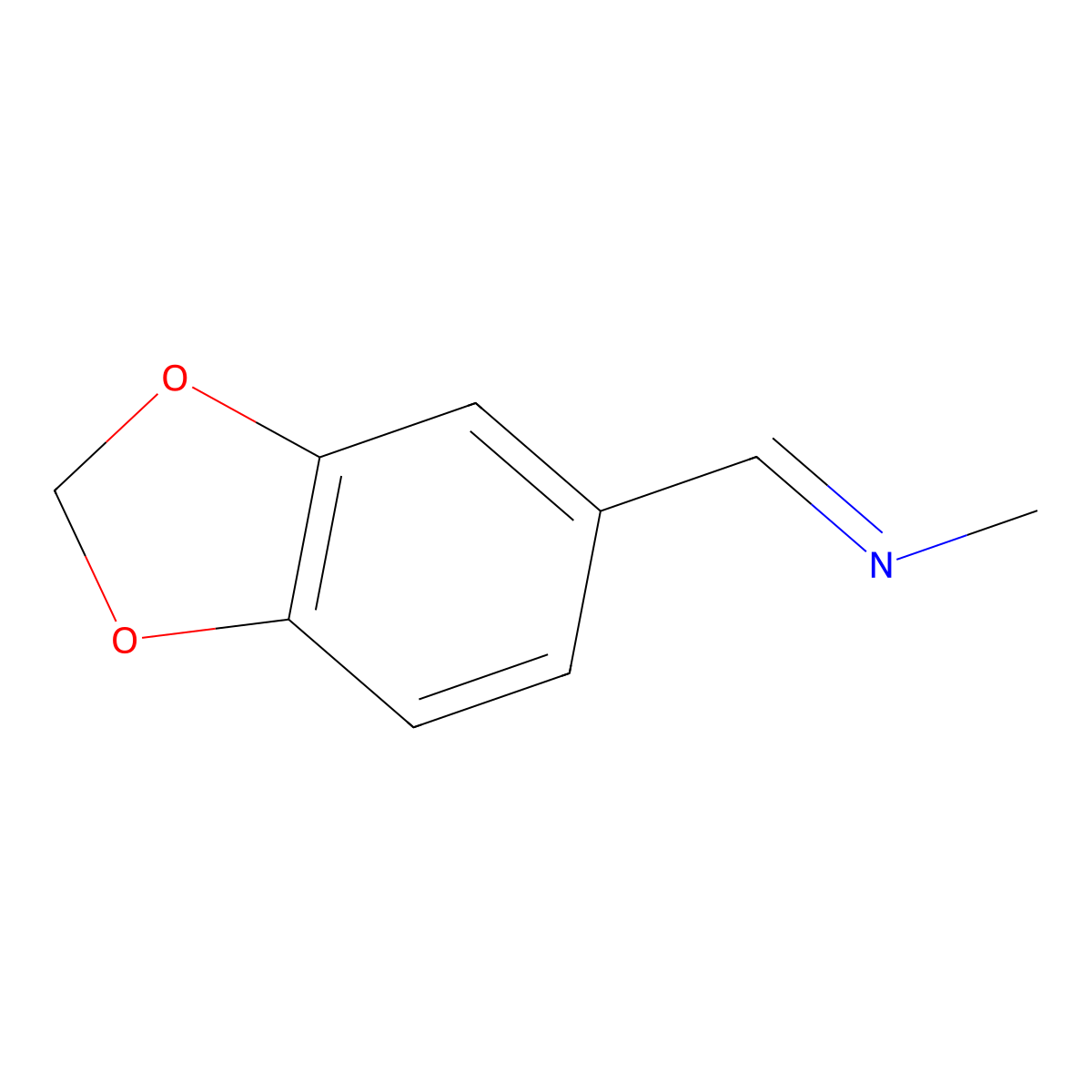 Methanamine, N-(1,3-benzodioxol-5-ylmethylene)-, (E)- molecular structure, CAS 113975-93-2