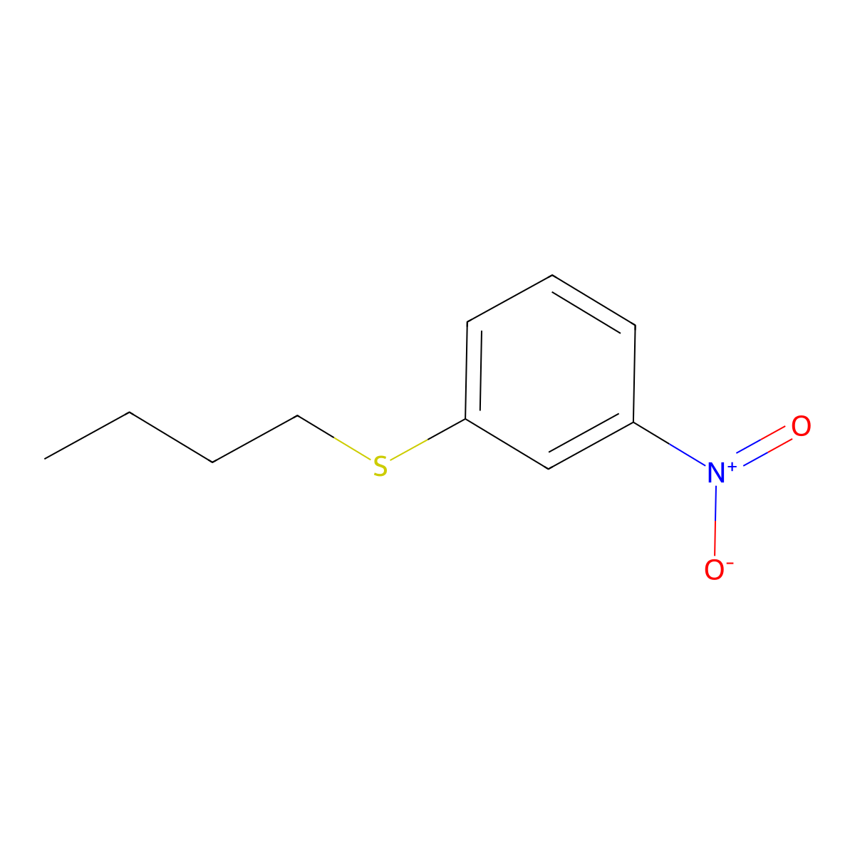 3-(Butylsulfanyl)nitrobenzene molecular structure, CAS 113978-49-7