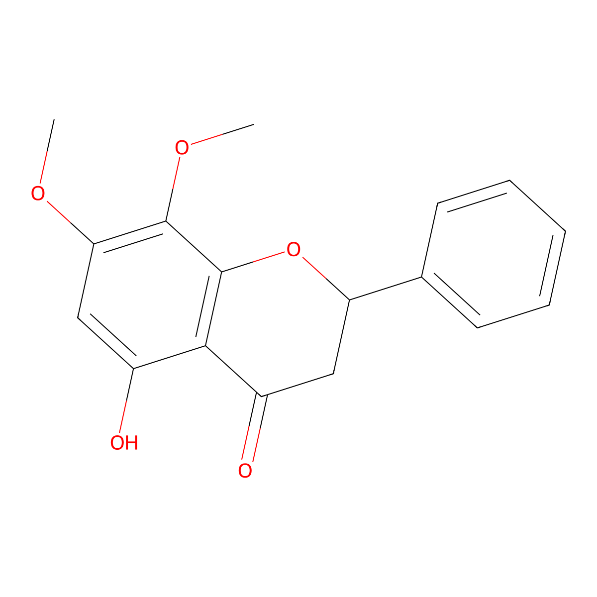 7-O-Methyldihydrowogonin molecular structure, CAS 113981-49-0