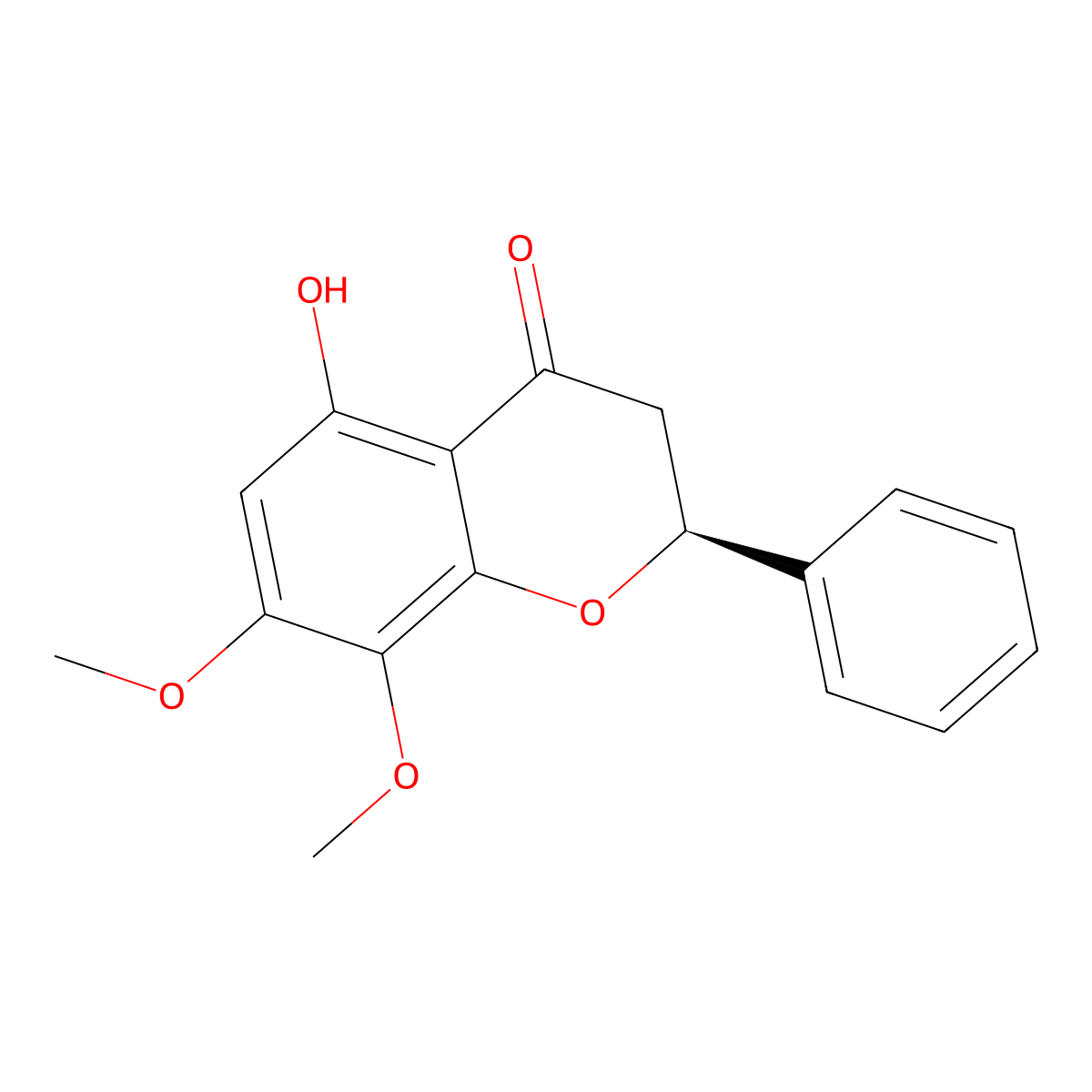 7-O-Methyldihydrowogonin molecular structure, CAS 113981-49-0