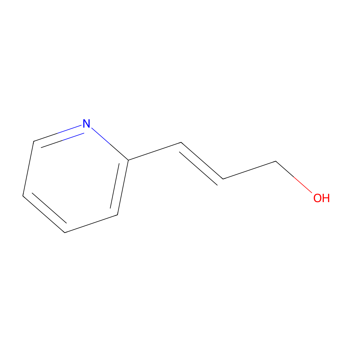 3-(2-Pyridyl)-2-propen-1-ol molecular structure, CAS 113985-52-7