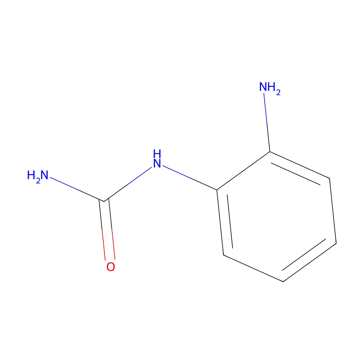 (2-Aminophenyl)urea molecular structure, CAS 114-39-6
