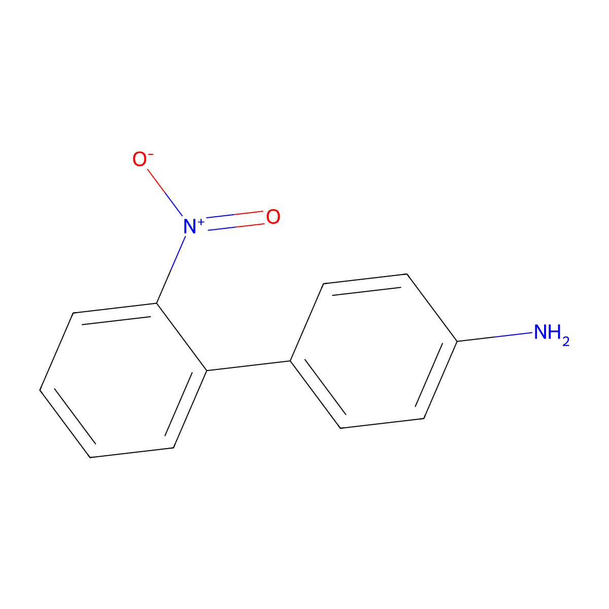 4-Biphenylamine, 2'-nitro- molecular structure, CAS 1140-28-9
