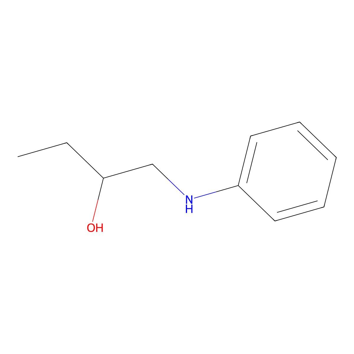 1-(Phenylamino)butan-2-ol molecular structure, CAS 114010-10-5
