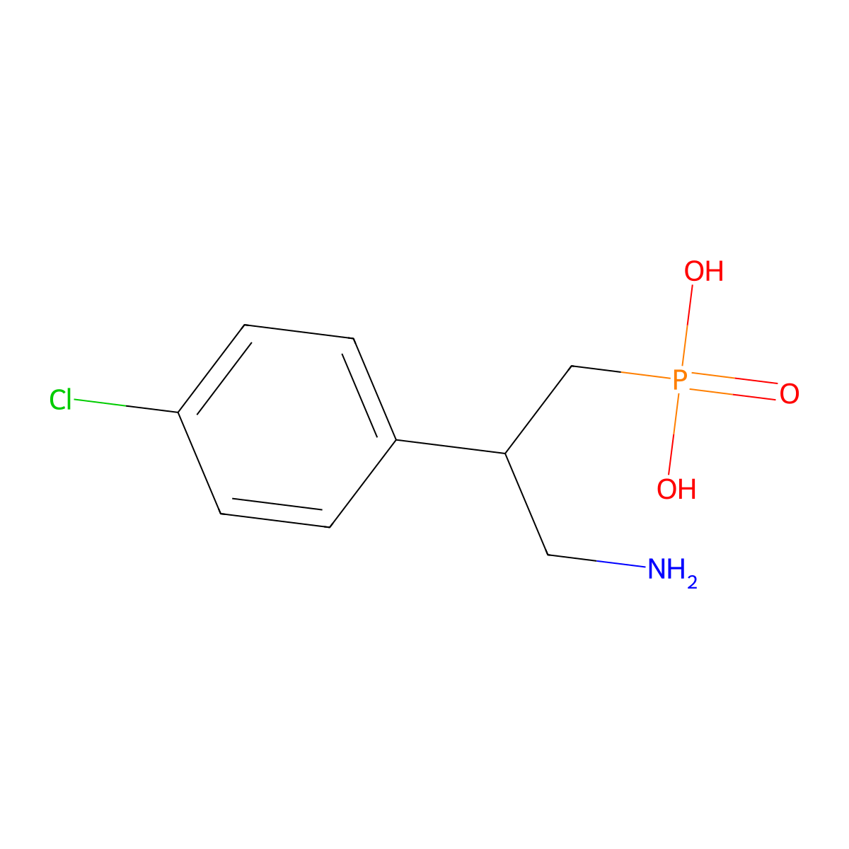 Phaclofen molecular structure, CAS 114012-12-3