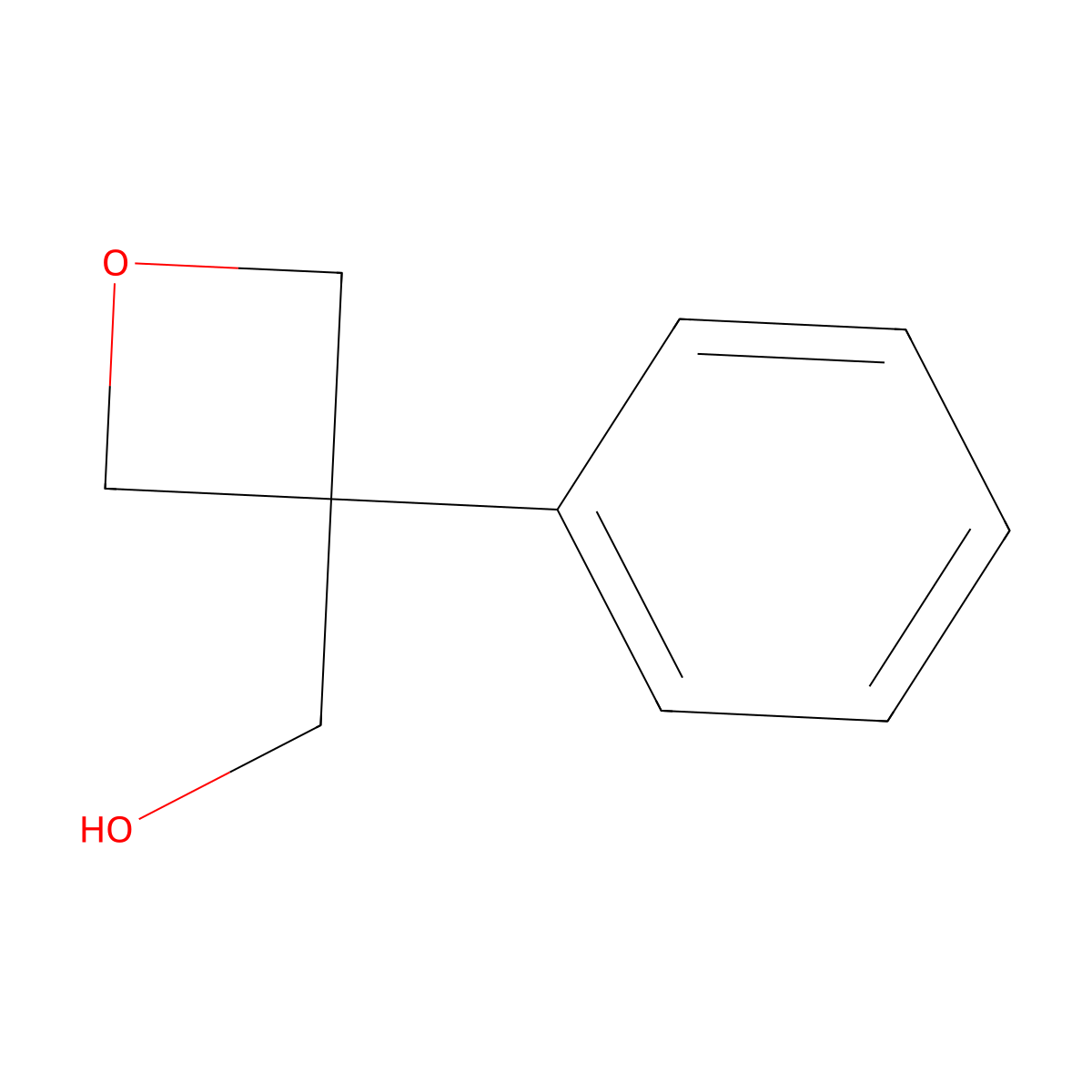 (3-Phenyloxetan-3-yl)methanol molecular structure, CAS 114012-43-0