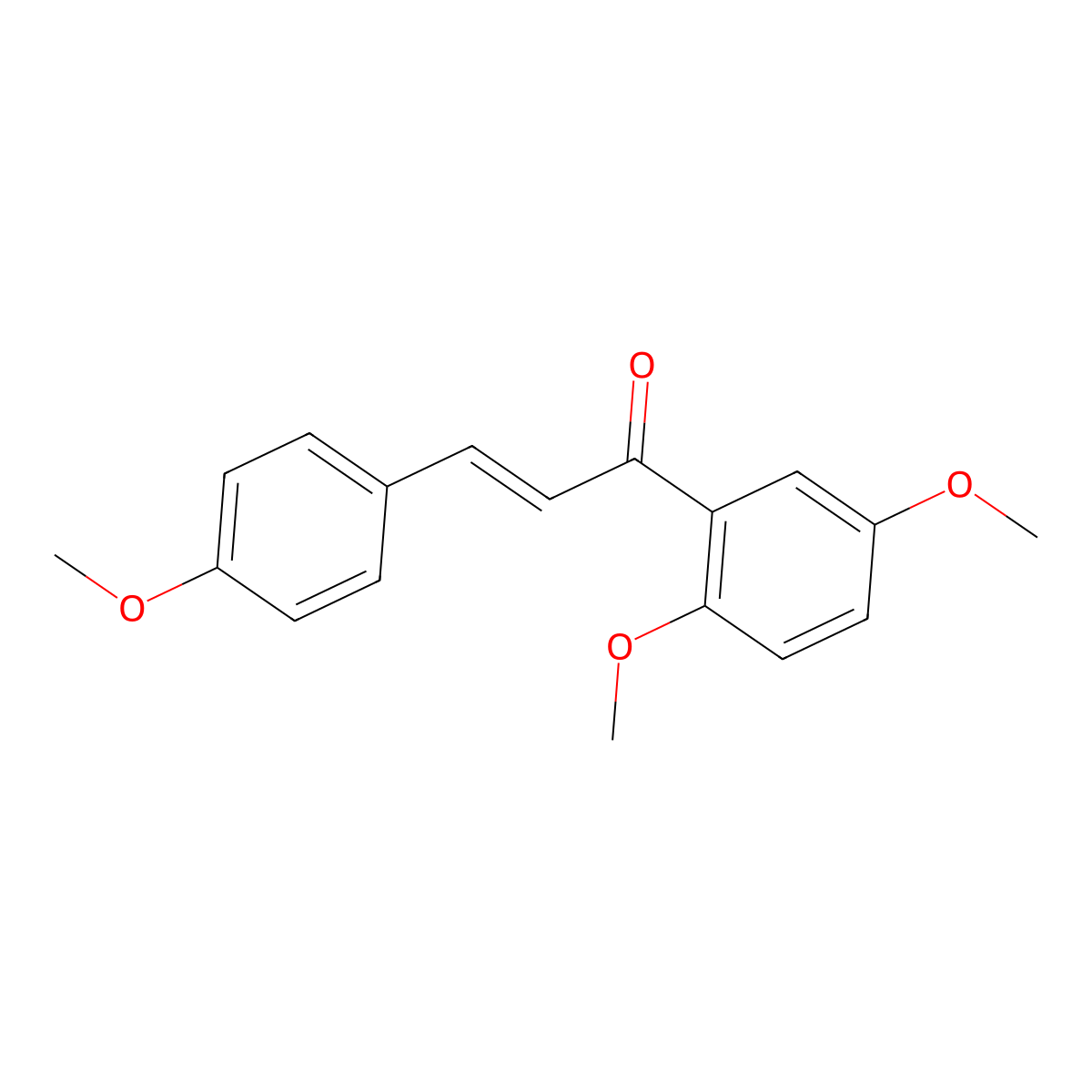 4,2',5'-Trimethoxychalcone molecular structure, CAS 114021-53-3