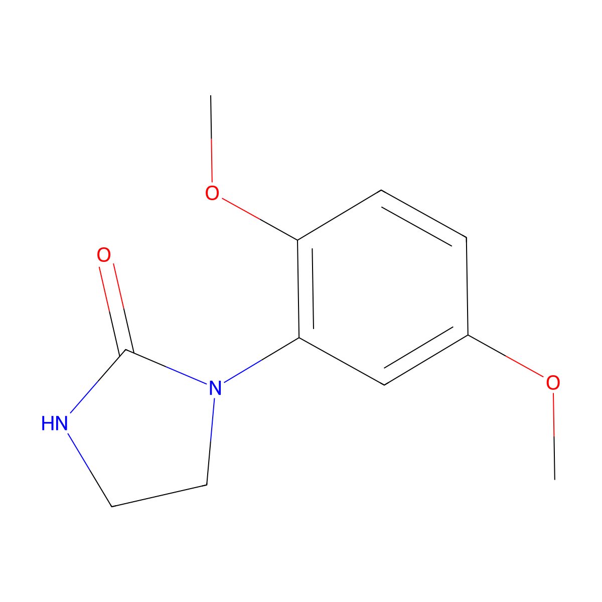 1-(2,5-Dimethoxyphenyl)imidazolidin-2-one molecular structure, CAS 1140241-86-6