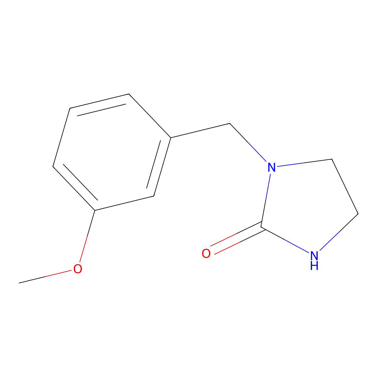 1-(3-Methoxybenzyl)imidazolidin-2-one molecular structure, CAS 1140242-92-7