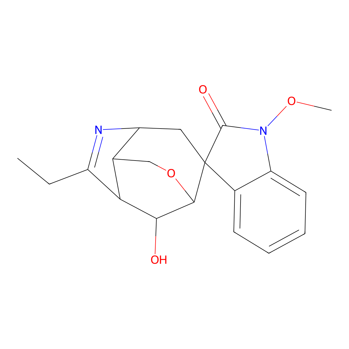 14-Hydroxygelsenicine molecular structure, CAS 114027-39-3